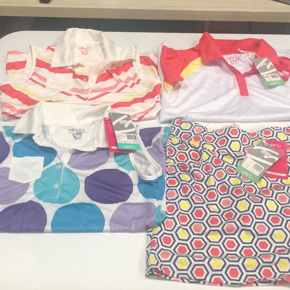 PGA Store NWT 3 tops & 1 skirt Garb Girls Golf set 11-12 - Picture 7 of 7